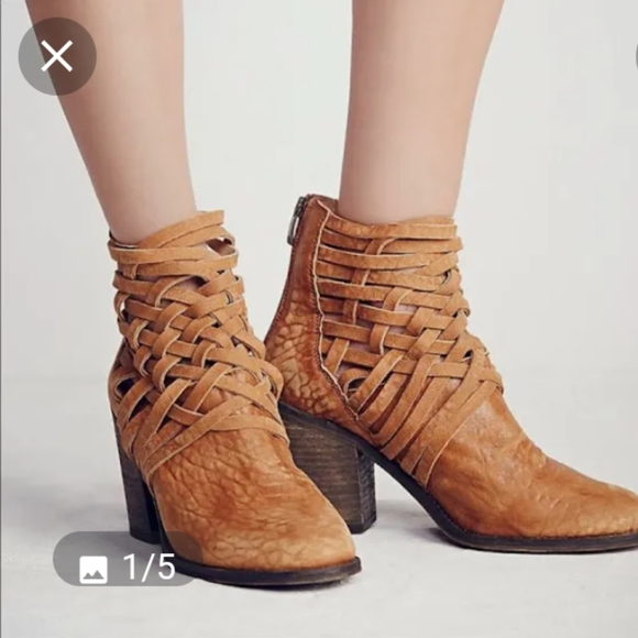 Carrera Leather Ankle Boots Sz 